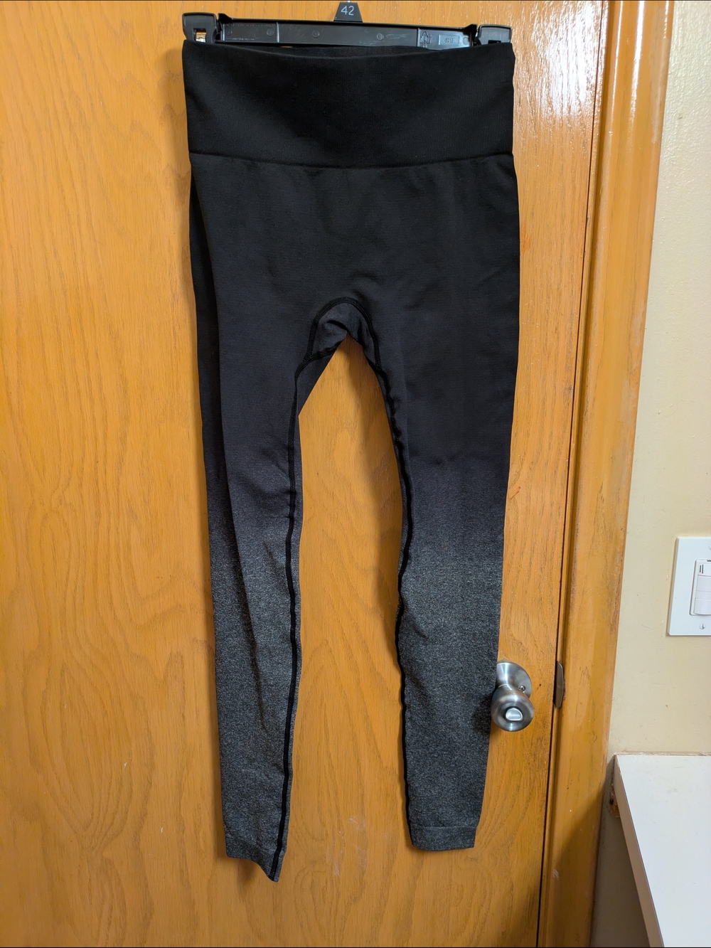 CVG Women Black to Gray Ombre Leggings